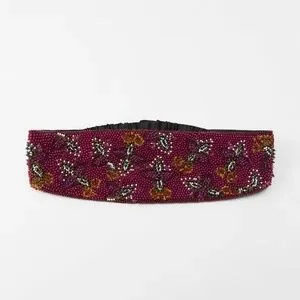 Zara limited edition beaded sash belt you can’t miss Zara + Studded Leather Sash Belt main image 4